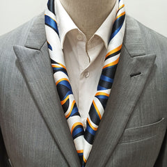 DIGITAL WAVES SILK MEN SCARF