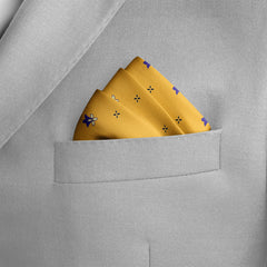 BUMBLEBEE SILK POCKET SQUARE (LUXE COLLECTION)