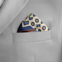 CHESS BOARD SILK POCKET SQUARE