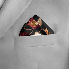 BLOSSOM SILK POCKET SQUARE