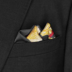 ENGLISH HARLEY SILK POCKET SQUARE