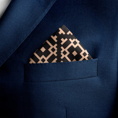 JACQUARD SILK POCKET SQUARE