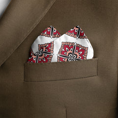 SWISS AJRAK POCKET SQUARE (LUXE COLLECTION)