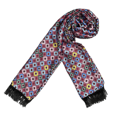 DIGITAL MAZE SILK MEN SCARF
