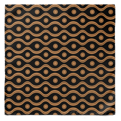 GOLDEN SPIRAL SILK CRAVAT