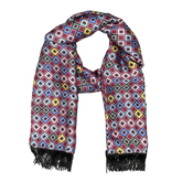 Digital Maze Silk Scarf