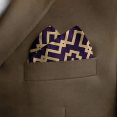 ORNAMENT SILK POCKET SQUARE