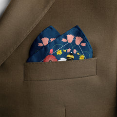 HONEYBEE SILK POCKET SQUARE