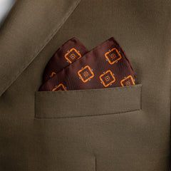EAGER SILK POCKET SQUARE