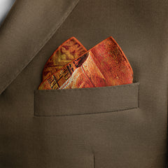 THE ROYAL QILA SILK POCKET SQUARE