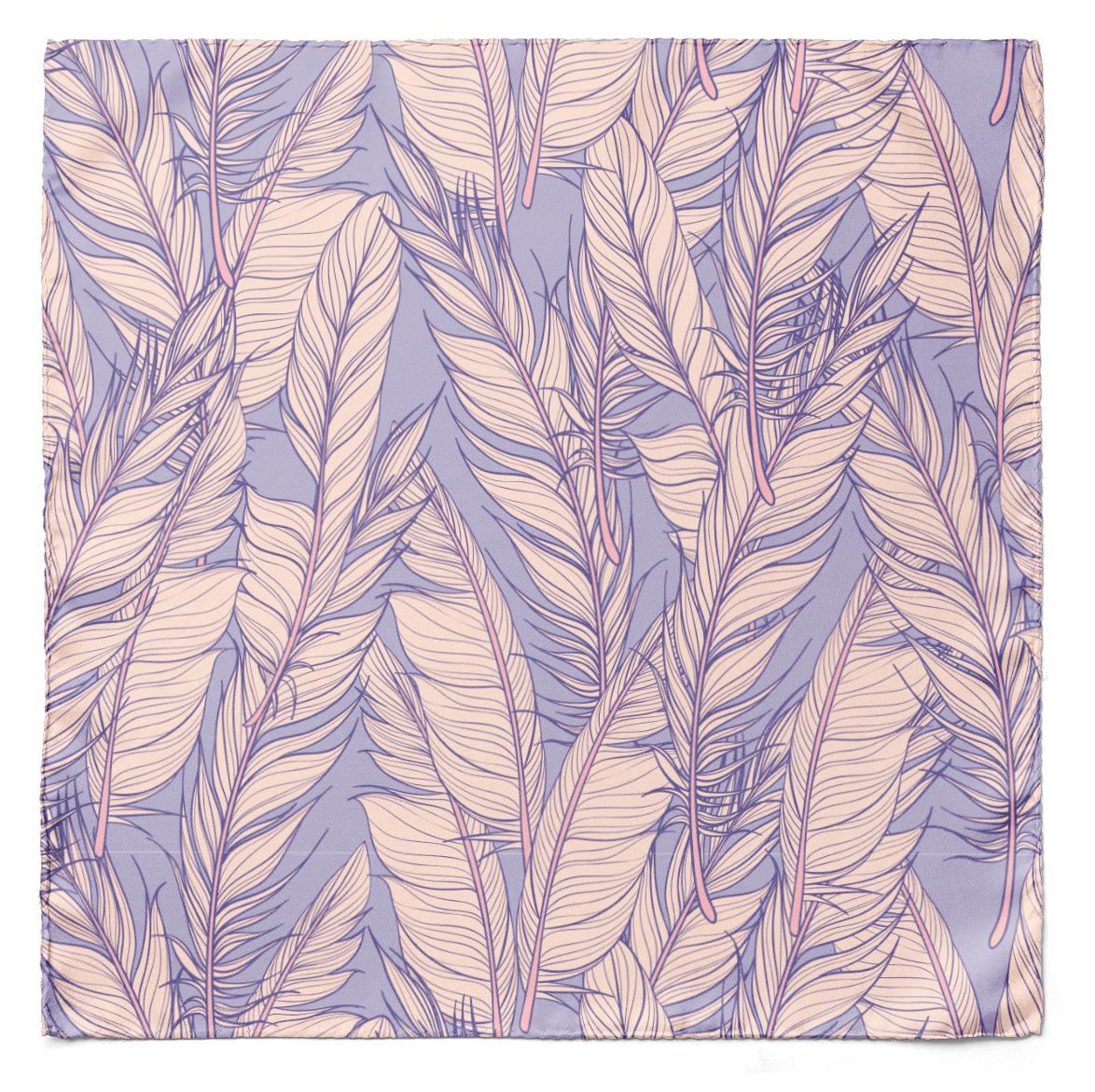 W21- Flamingo SILK POCKET SQUARE