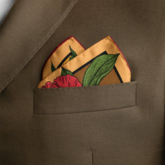 CHEETAH VICE SILK POCKET SQUARE