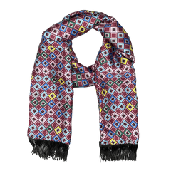 Digital Maze Silk Scarf