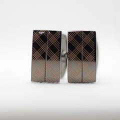 CROSS HATCH CUFFLINKS