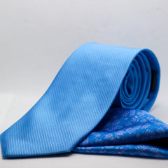 FEROZI POCKET SQUARE AND TIE SET