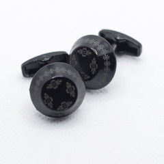 THE BLACK BLOSSOM CUFFLINKS