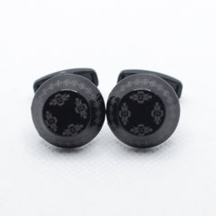 THE BLACK BLOSSOM CUFFLINKS