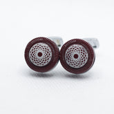 THE MAROON MAZE CUFFLINKS