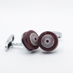 THE MAROON MAZE CUFFLINKS