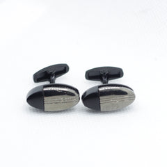 THE SILVER BEAN CUFFLINKS