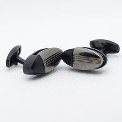 THE SILVER BEAN CUFFLINKS