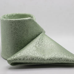 SAGE SELF PRINTED TIE & POCKET SQUARE SET