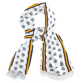 Irish White Silk Scarf