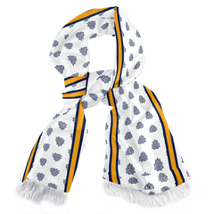 Irish White Silk Scarf