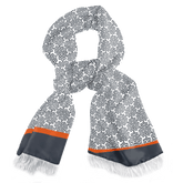 Floral Indigo Silk Scarf