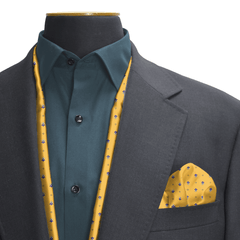 BUMBLEBEE SILK SCARF & POCKET SQUARE SET (LUXE COLLECTION)