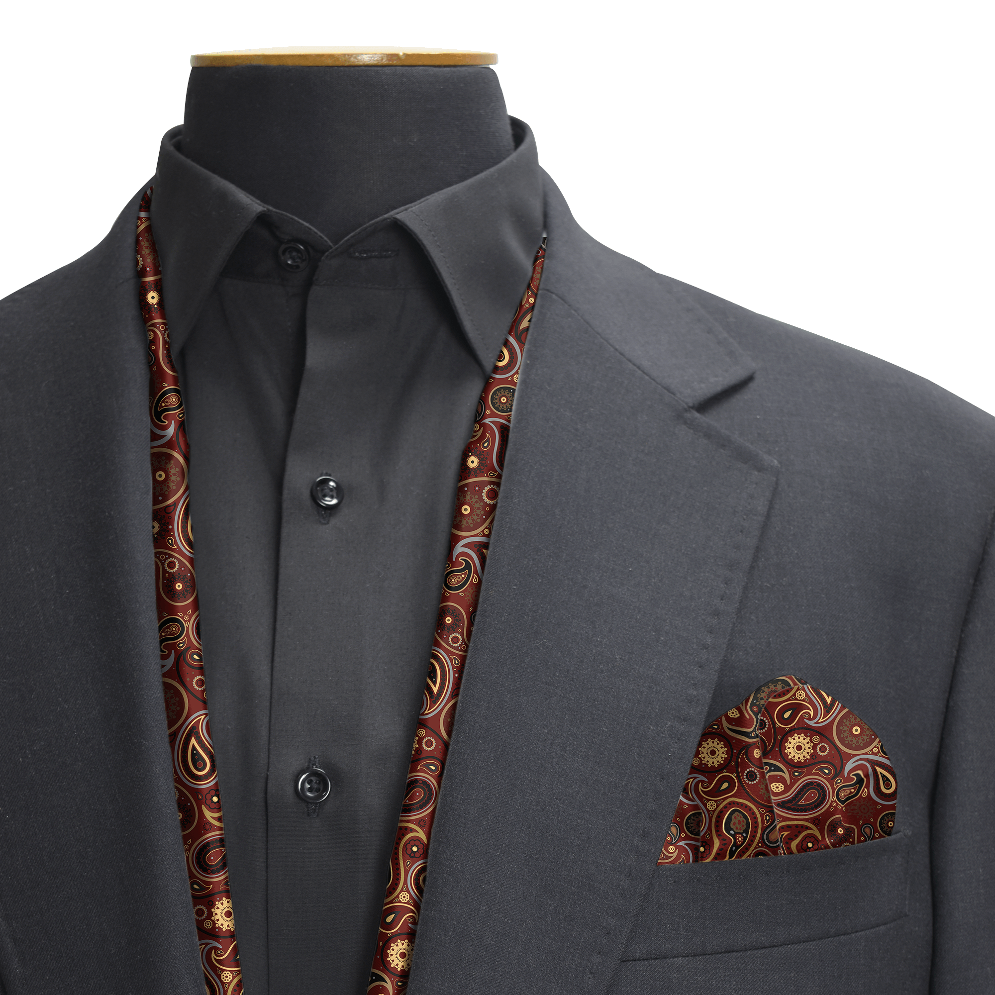 W21-ROYAL BOTHA SILK SCARF & POCKET SQUARE SET