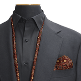 W21-ROYAL BOTHA SILK SCARF & POCKET SQUARE SET