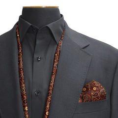 W21-ROYAL BOTHA SILK SCARF & POCKET SQUARE SET