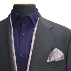 FLAMINGO SILK SCARF & POCKET SQUARE SET