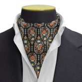 MUGHAL MOTIF SILK CRAVAT (LUXE COLLECTION)