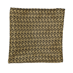 Mini Golden Paisley Pocket Square