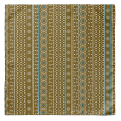 PERSIAN CARAMEL SILK SCARF & POCKET SQUARE SET