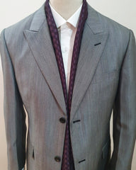 PLUM BOXED SCARF ( LIMITED EDITION)