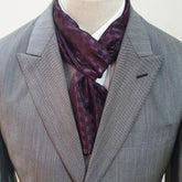 PLUM BOXED SCARF ( LIMITED EDITION)