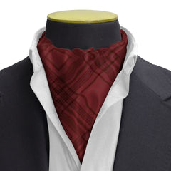 SCOTTISH RED SILK CRAVAT