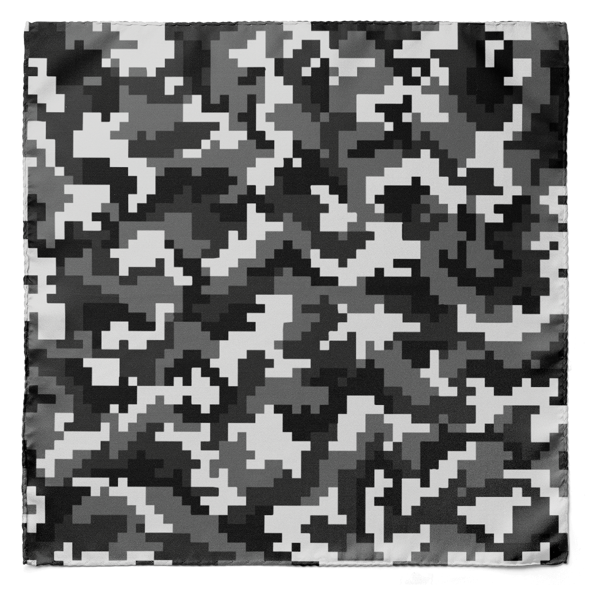 W21-Desert Army SILK POCKET SQUARE