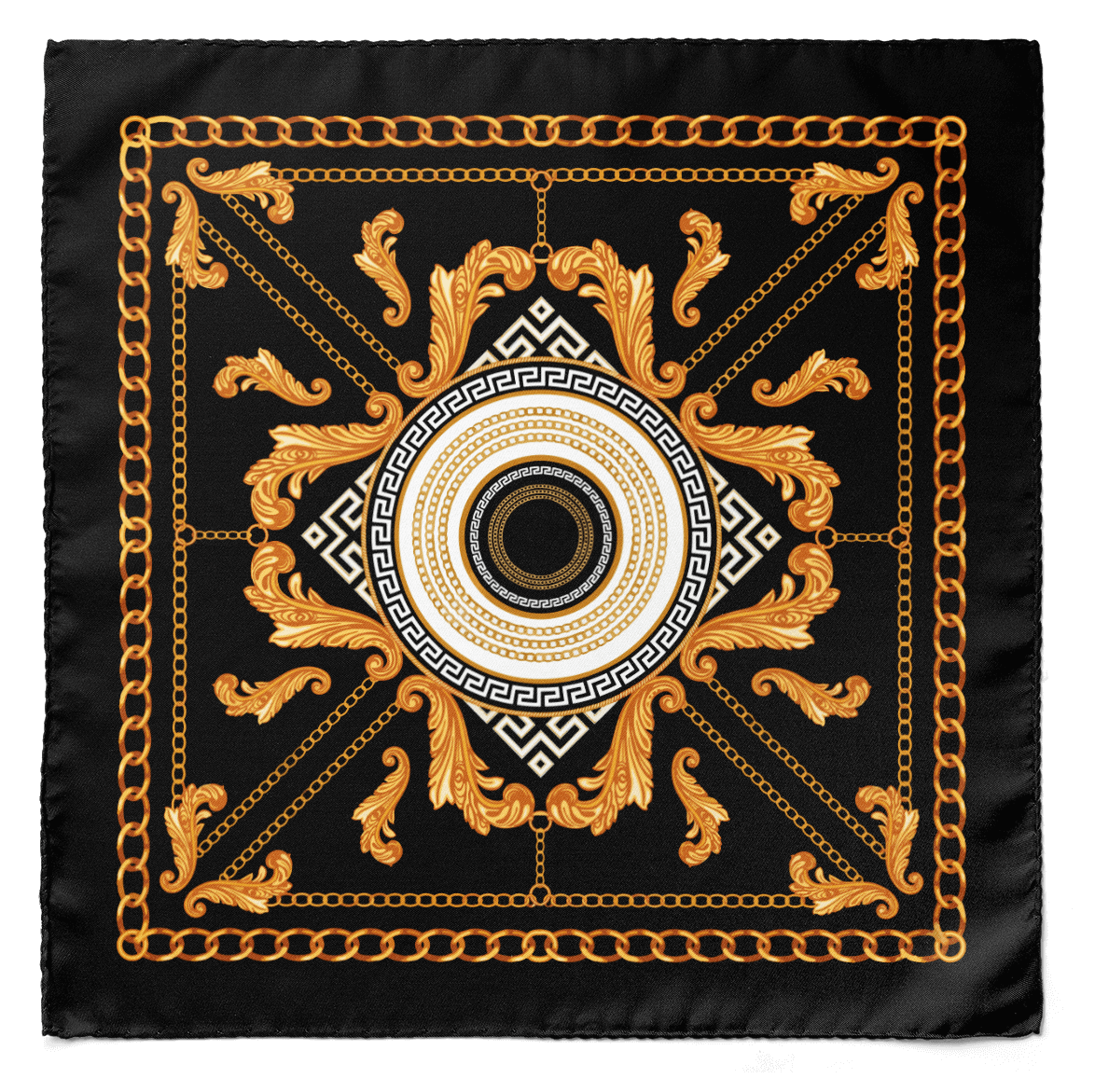 W21- Key of Rome SILK POCKET SQUARE (Gentleman's Gem Edition)