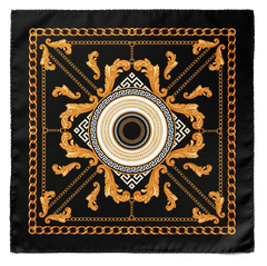 W21- Key of Rome SILK POCKET SQUARE (Gentleman's Gem Edition)