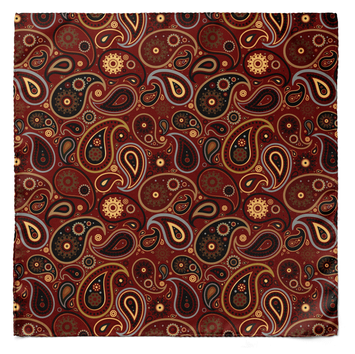 W21- ROYAL BOTHA SILK POCKET SQUARE