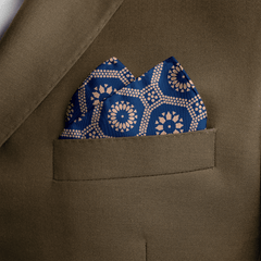 W21- SEED OF LIFE SILK POCKET SQUARE