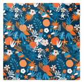 W21-Tropica Bird SILK POCKET SQUARE