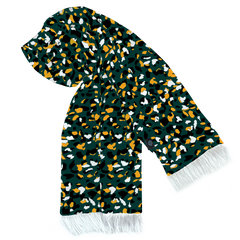 THE ARMY GREEN SILK MEN SCARF