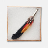 Black Feather Lapel Pin