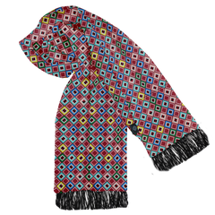 DIGITAL MAZE SILK MEN SCARF