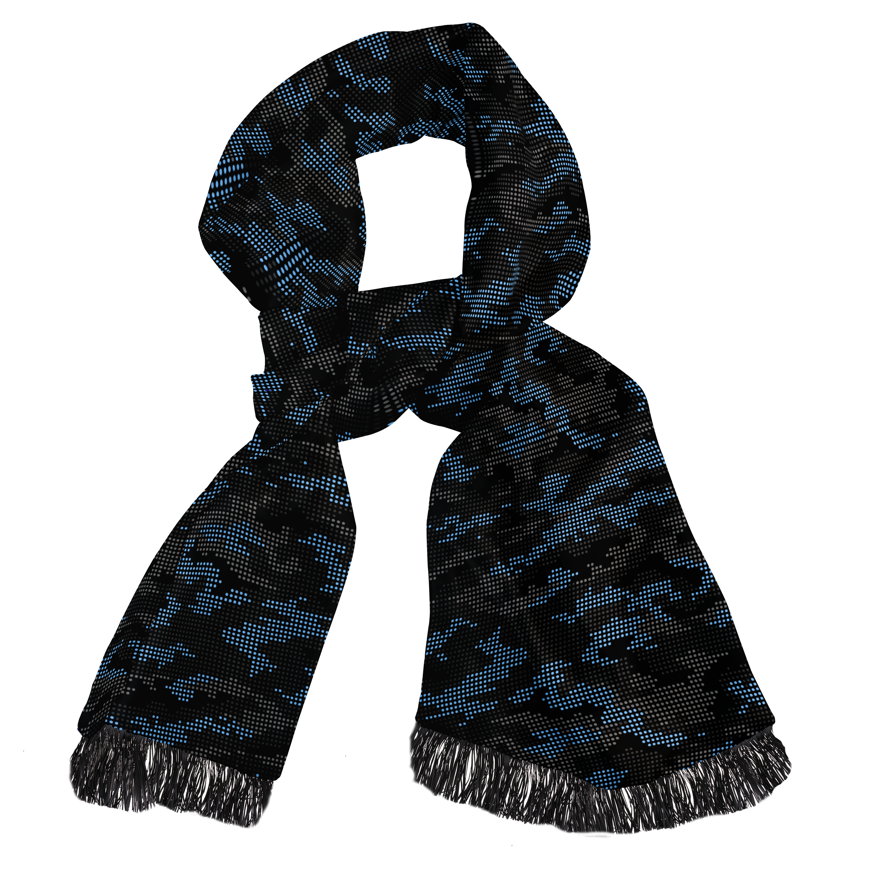 W21-DTG-CAMO1 SILK SCARF